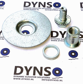 DYNSO Schindler Shaft for doorroller Varidor 30, 74,5mm