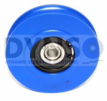 DYNSO Thyssen deurrol,68mm, asgat 8mm (tbv langzame vleugel)