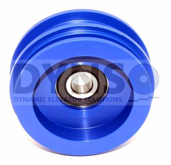 DYNSO Thyssen Rollen M2TS4 flach Schiene und kabel Groove 70mm