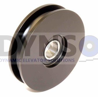DYNSO Thyssen doorroller round rail 80mm