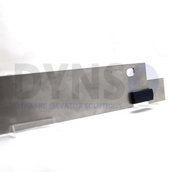 DYNSO Kone doorguide double ADX stainless steel (excl guide)