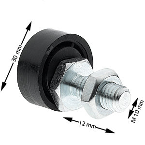 Sematic Ontgrendelrol met as 30x12mm, as M10 excentrisch (B138AACX)