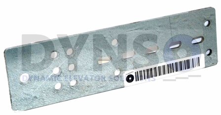 DYNSO Universal gerade Antriebsleiste mit L&ouml;chern perforiert L205 x B60mm