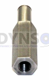 DYNSO axle 63mm with internal thread M8 for Toothbelt connection piece