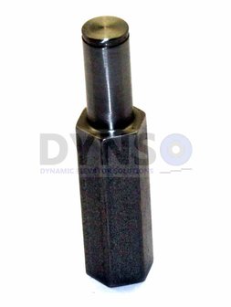 DYNSO axle 63mm with internal thread M8 for Toothbelt connection piece