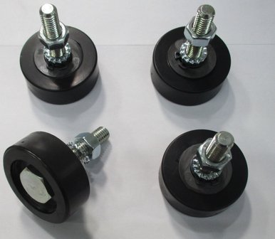 Forsid Monitor 92VF / Kone Meeneemrol grendel , 40x15mm, axle L=34*M8, Totale L=51mm