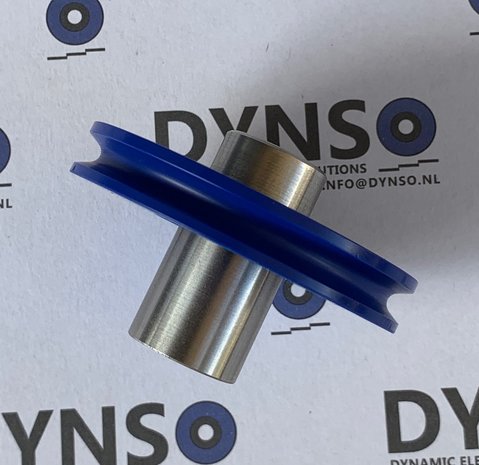 DYNSO Kone Isola kabelrol met afstandbus, 64mm, asgat 8mm