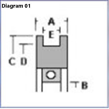 DYNSO Meiller deurrol, tbv glazen deuren,65mm, asgat 12mm (30003843)