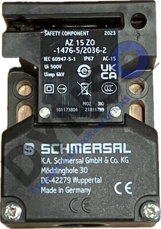 Schmersal-2 geforceerd deurcontact AZ15-ZO-1476-5/2036-2, 75x52x30mm, excl brugstuk (DC21-60-043)