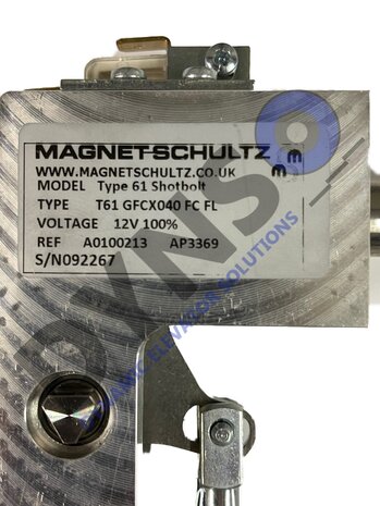 Magneet trekschakelaar, 12V, met controlecontact, type 61 Shotbolt