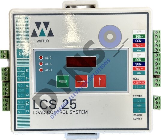 Wittur LCS25 Load control system inclusief 4x CNT-800 sensoren (2doosjes)