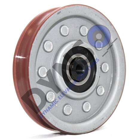 Kone Rollen AMD Rot 94mm, centrisch M8