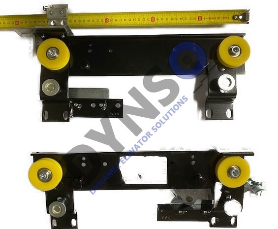 Meiller complete cariageset for Landingdoor, TTS/K/STS/K 15-22 for heavy glaxle panelen, 40000044