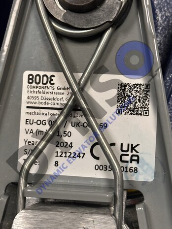 Bode Speed ??limiter 200mm Va=1.50 OG200-H-58 Type 8