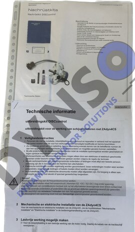 Ziehl-Abegg Drehgeber für ECOdisc 630/1000Kg, Nachrüstsatz DISCcontol, 115M-256-AB R06-L3-J85-002