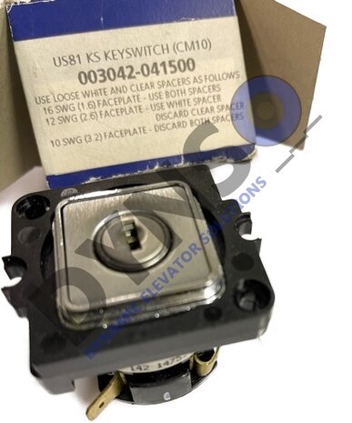 Dewhurst Key Switch, US81 KS, 003042-041500