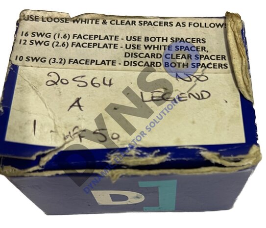 Dewhurst PLC push button square