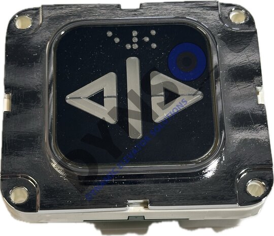 Dewhurst jumbo push button Blue "Door Open" 24V