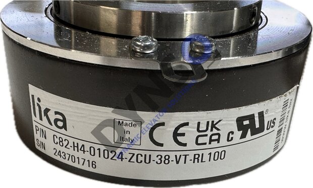 Lika hollow shaft encoder C82-H4-01024-ZCU-38-VT-RL100 (for shaft 38mm)