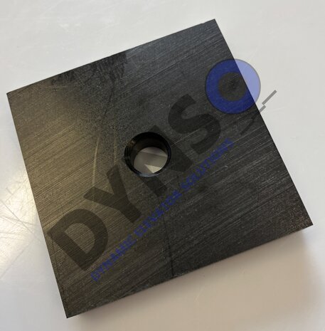 Buffer filler plate 125x125 thickness 20mm