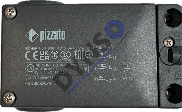 Pizatto FS2896D024-F - Safety Switch
