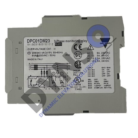 Carlo Gavazzi DPC 01 Phase monitoring relay | DPC01DM23