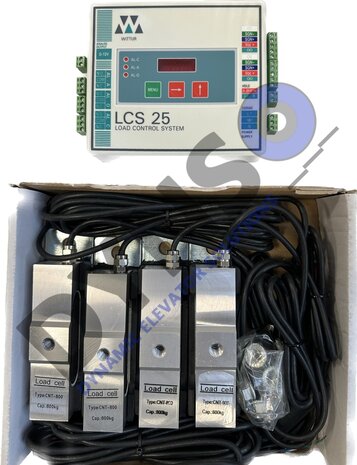 Wittur LCS25 Lastkontrollsystem inklusive 4x CNT-800 Sensoren (2 Boxen)