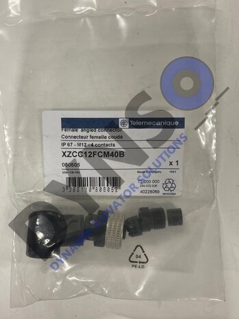 Schneider Electric Preventa XZ Round (industrial) connector | XZCC12FCM40B