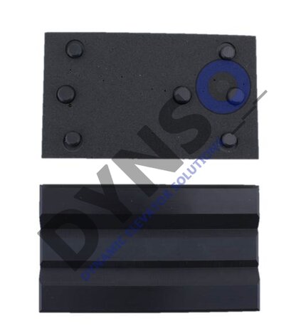 Schindler Führungsschuh, Smart/EuroLift, 140x29,5x30, 10mm, Dämpfung