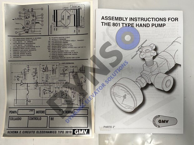 GMV Upgrade4kit voor handpomp, PAM801