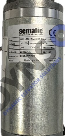 Sematic deurmotor B105AAWX02