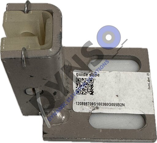 KONE slofhouder inclusief voering, met lock draad, 80x24x28, 5mm, KM160360G05