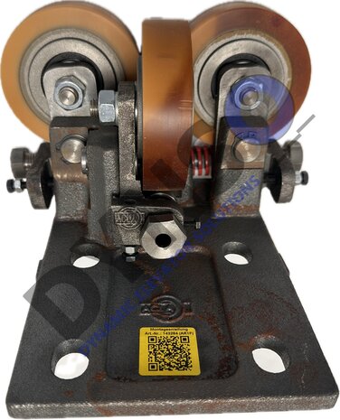 Otis guide, Acla AR1F, spring loaded ø100mm roller, 235x185,148mm