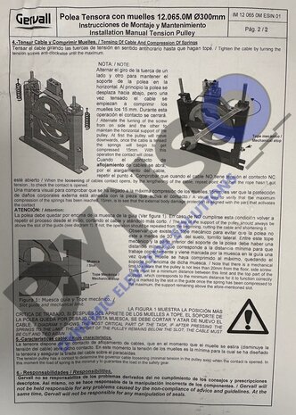 Gervall spangewicht 300mm, 12.065.0M