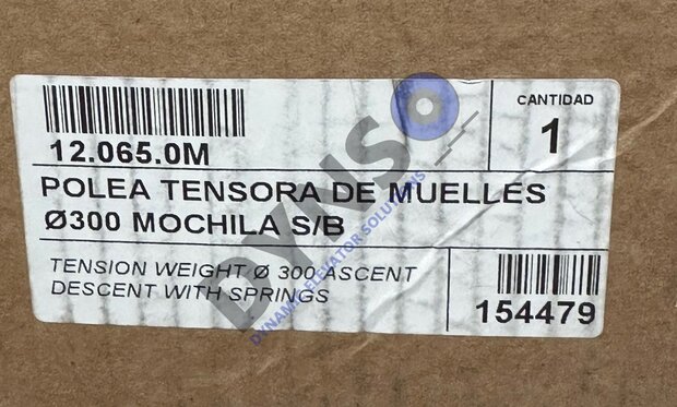 Gervall spangewicht 300mm, 12.065.0M