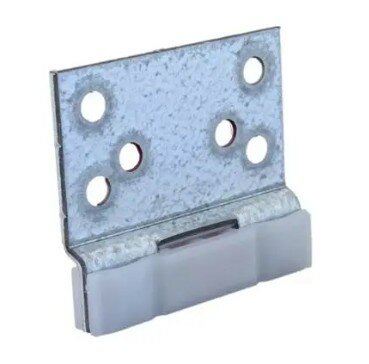 Ondergeleiding, 68x62x12mm, beugel met verzet incl. vlinder(DC11-40-006), toepasbaar op Kone ADL1/ADL2/ADLF1 cabine/schachtdeur