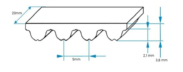 Otis tandriem, DO3000, M5-20
