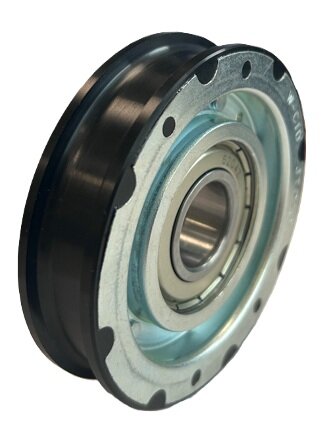 Deurrol, 85mm, vlakke rail, toepasbaar op Otis Europa 2000 cabinedeur