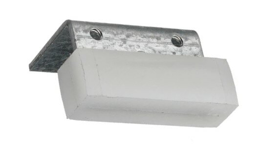 Ondergeleiding, 44x14x13,5mm, toepasbaar op Kone ADM/ADR cabine/schachtdeur