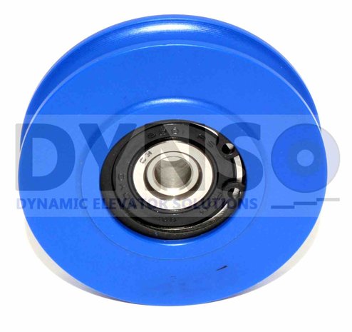 DYNSO Thyssen deurrol,68mm, asgat 8mm (tbv langzame vleugel)
