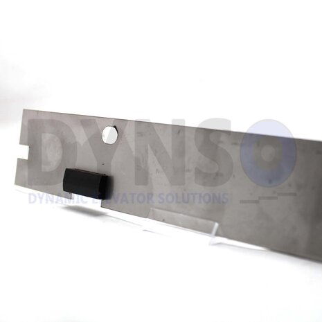 DYNSO Kone doorguide double ADX stainless steel (excl guide)