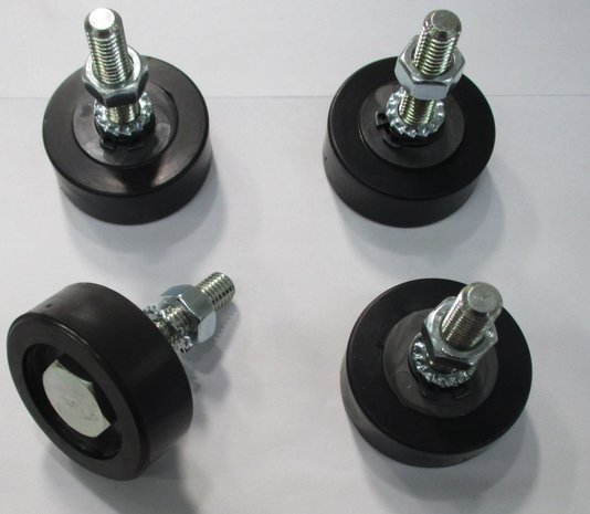 Forsid Monitor 92VF / Kone Meeneemrol grendel , 40x15mm, axle L=34*M8, Totale L=51mm
