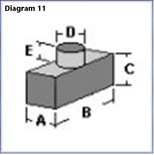 Haushahn Ondergeleiding 16mm, 30x15x11mm