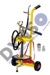 Oliepomp, mobiel en verrijdbaar voor drums 18-30-kg, Ø260-320 mm. Nieuw in doos
