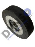 Kone Trederol, Steproller, zwart 110X27, 6204-2RS, asgat=20mm, DEE4001536