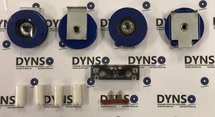 Basis revisieset DYNSO KONE ADX schachtdeur, kooideur telescoop, 2 vleugels