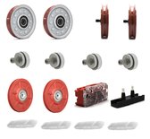Basis revisieset KONE AMD Kooideur Telescoop 2 vleugels (94mm deurrollen)