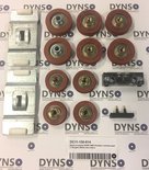 Basis revisieset KONE AMD Kooideur centraal open 2 vleugels (50mm deurrollen)
