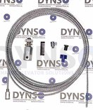 Otis UNI Aircord tbv Prima & Europa kooi/schacht, ø=3mm, L= 5000mm