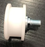 Rol Eshine 32/26mm vlakke rail met centrische as M8_911.03.004G1_H